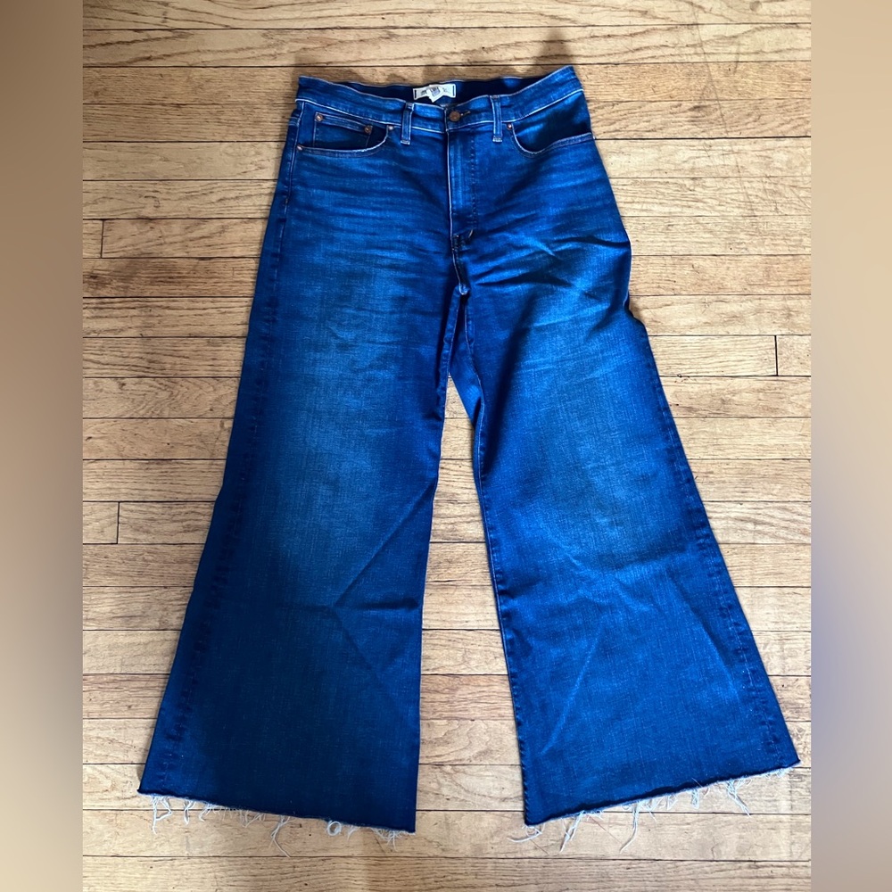 💙Madewell Raw Hem Widelegs💙